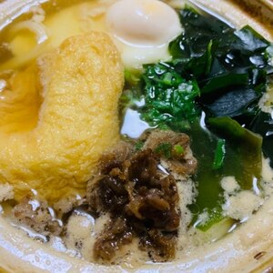 ほっこり☆簡単鍋焼きうどん